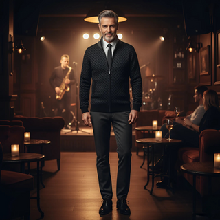 Aleksy - Pletený kardigan v ležérním stylu